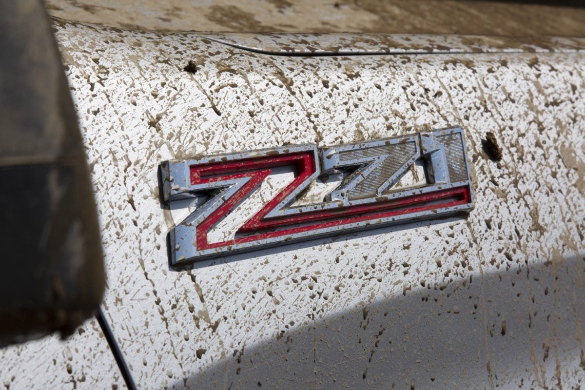 Chevy Silverado Z71 Set To Arrive Next Year In Brazil   2020 Chevrolet Silverado Custom Trail Boss 6.2L V8 Exterior 025 Z71 Logo Badge 1200x800 