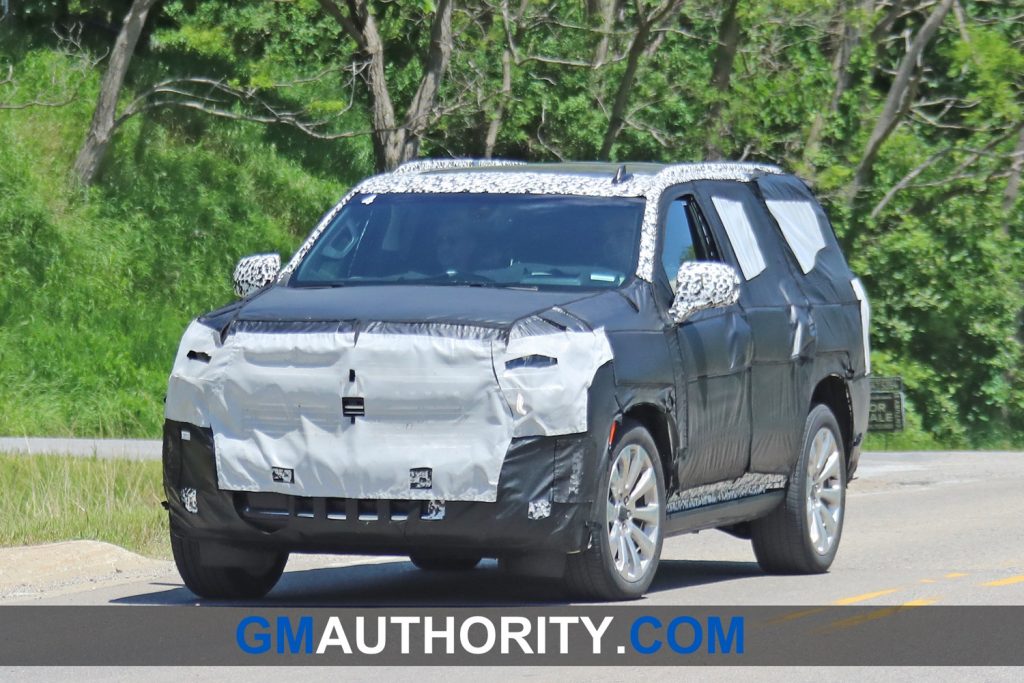 2021 chevrolet tahoe spied doing some relaxed driving  gm