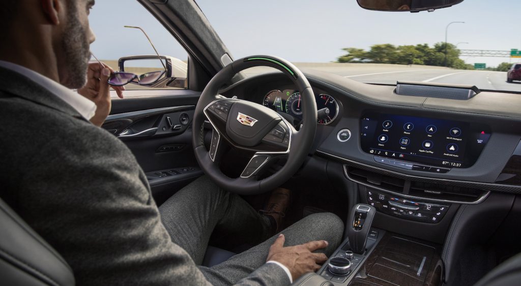2019 Cadillac CT6 with Super Cruise engaged.