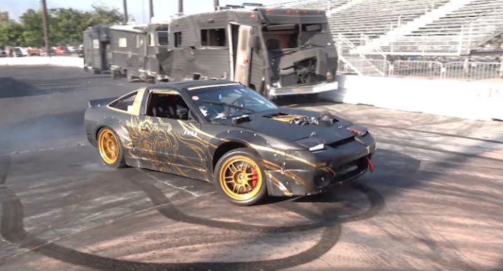 Man In Suit In 600-Horsepower LS Swapped Nissan 240SX | GM Authority