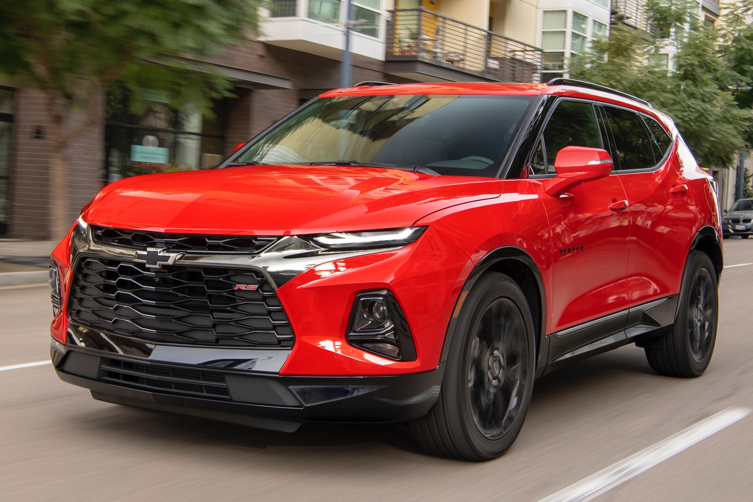 white chevy blazer redline