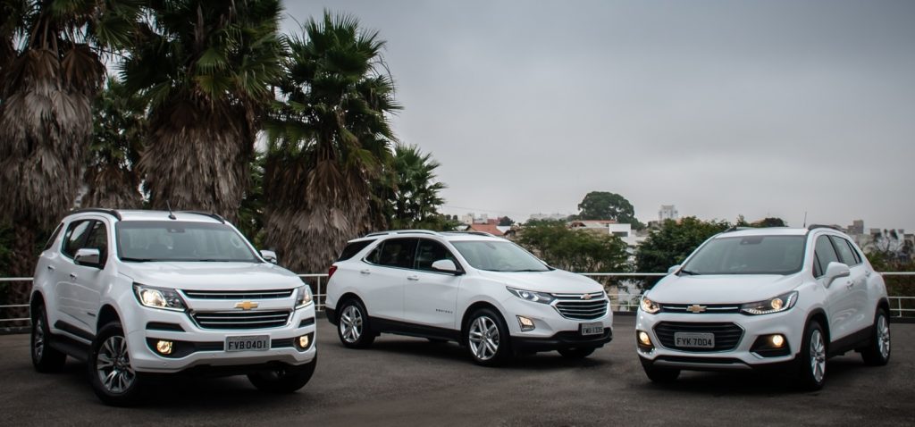 2019 Chevrolet's SUVs Line in Brazil - TrailBlazer, Equinox and Tracker