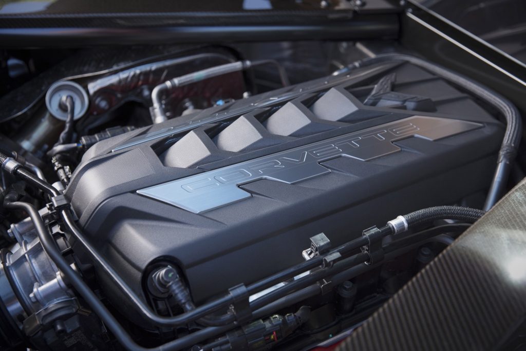 6.2L V8 LT2 engine in the 2020 Corvette