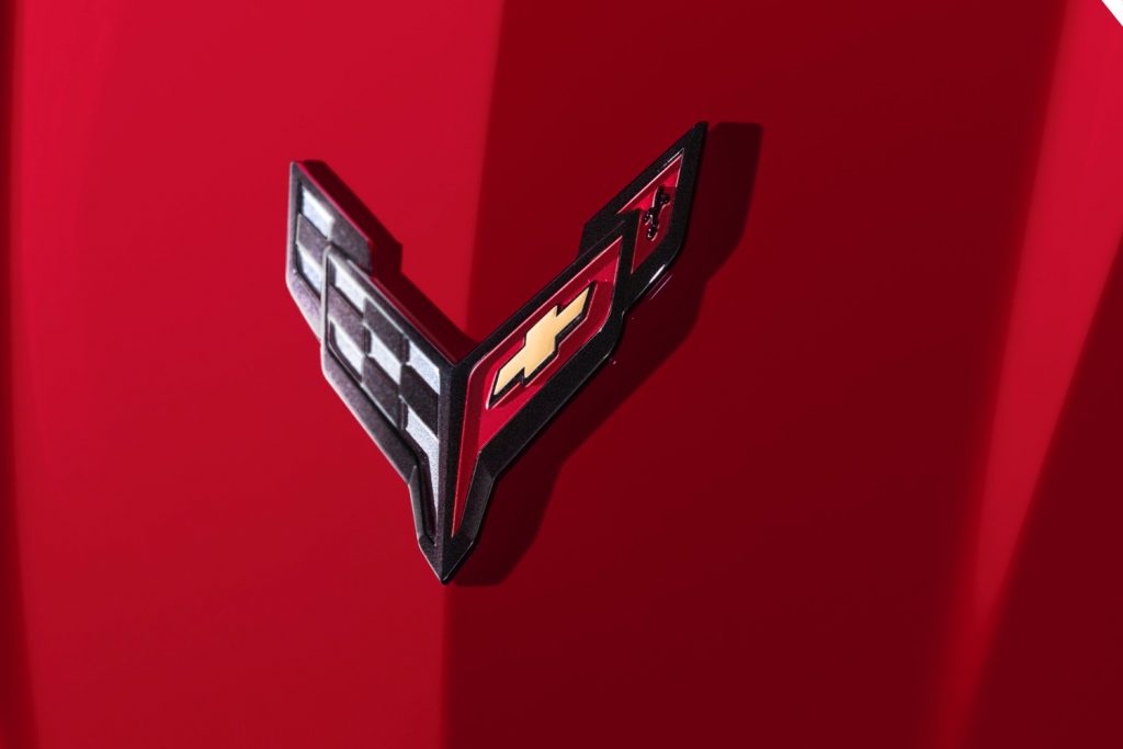 The Corvette badge.