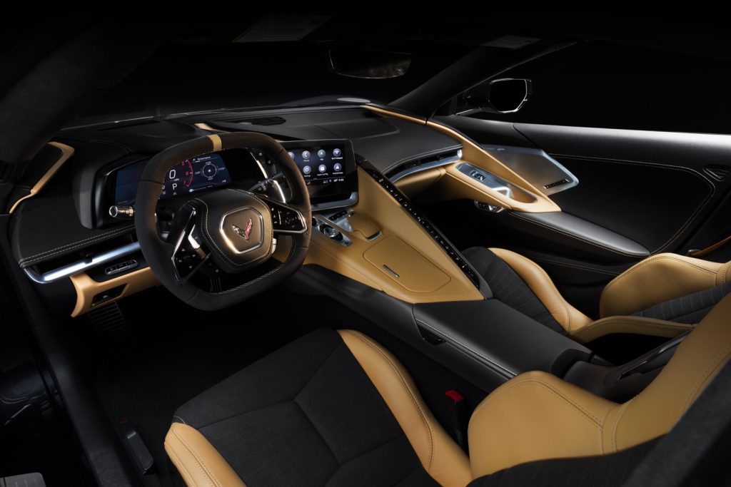 2020 Chevrolet Corvette C8 Stingray Coupe Interior - Natural 001 cockpit