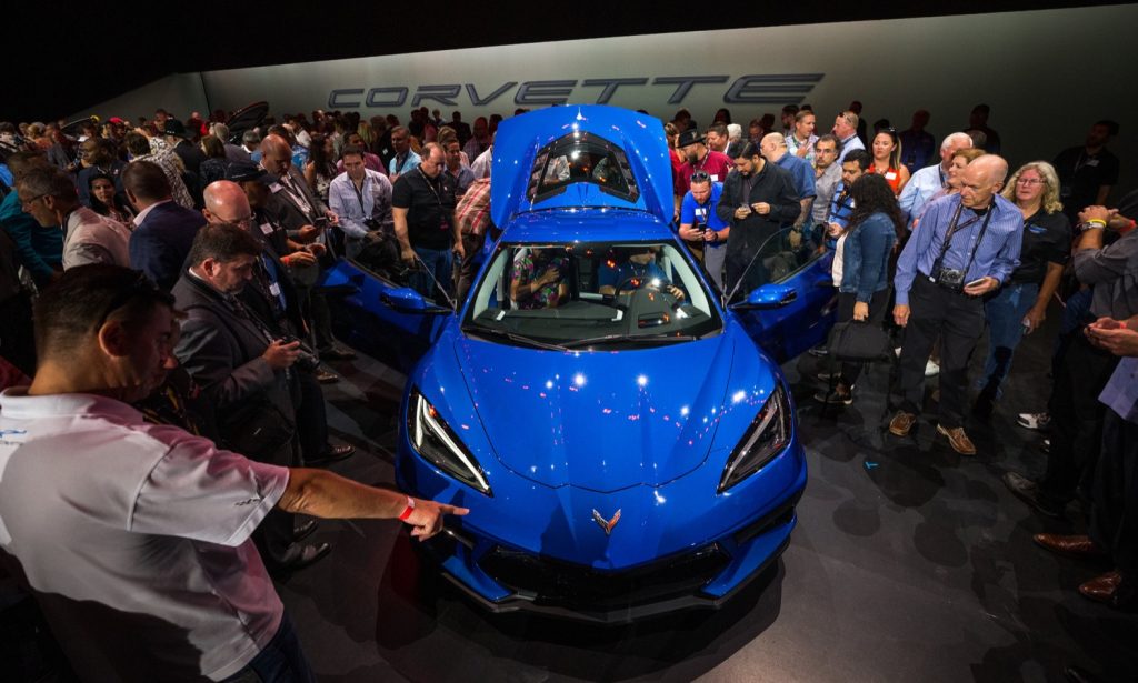 2020 Chevrolet Corvette C8 Stingray Reveal - July 18 2019 023 - Blue