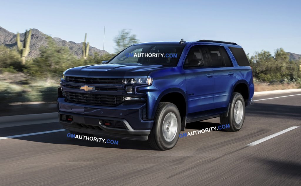 allnew 2021 chevrolet tahoe rendered  gm authority