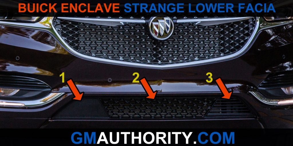 Buick Enclave front fascia