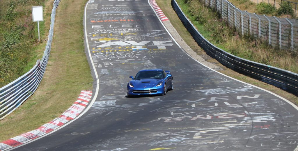 Corvette Stingray testing at Nürburgring