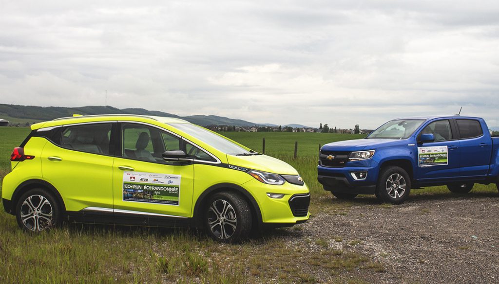Chevrolet Bolt EV and Chevrolet Colorado at EcoRun 2019