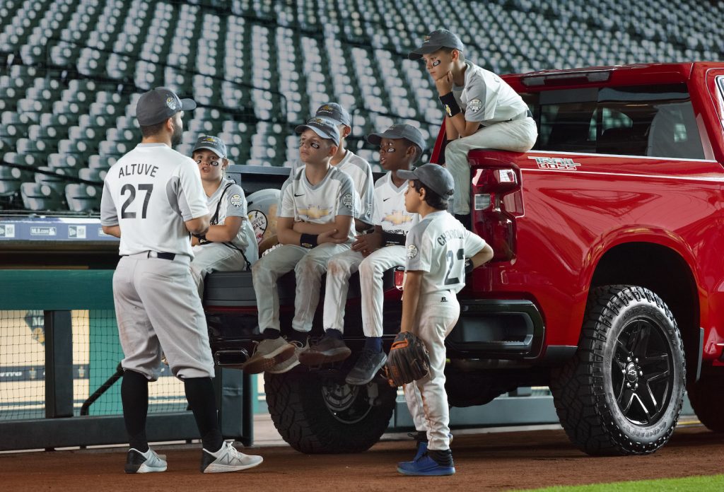 Chevy has been the Official Vehicle of Major League Baseball since 2005 and proudly supports 15 MLB teams, including the Houston Astros.