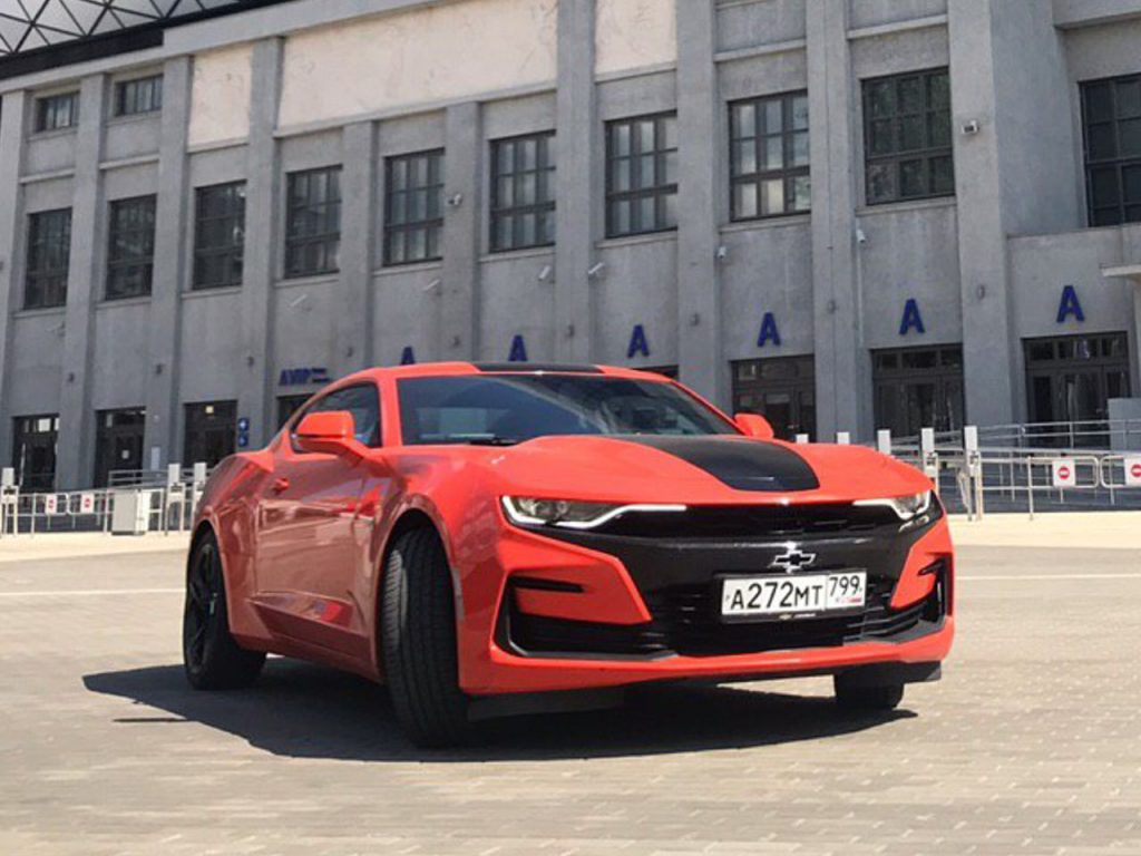 2019 Chevrolet Camaro Dynamo Moscow Russia Football Sponsorship 001