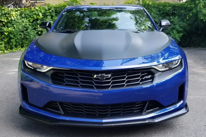 Front view of the Chevy Camaro. 