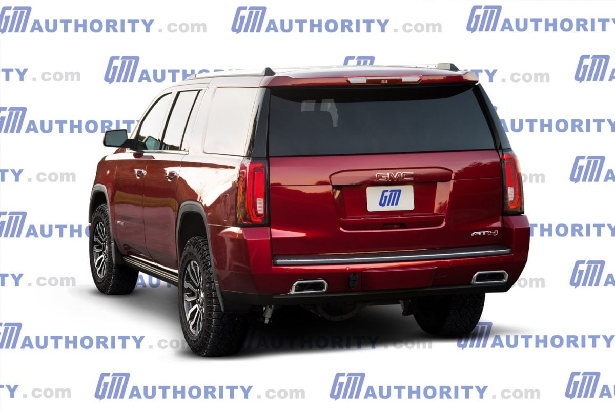 GMC Yukon AT4 Rendering Looks Ready To Find The Trailhead GM Authority