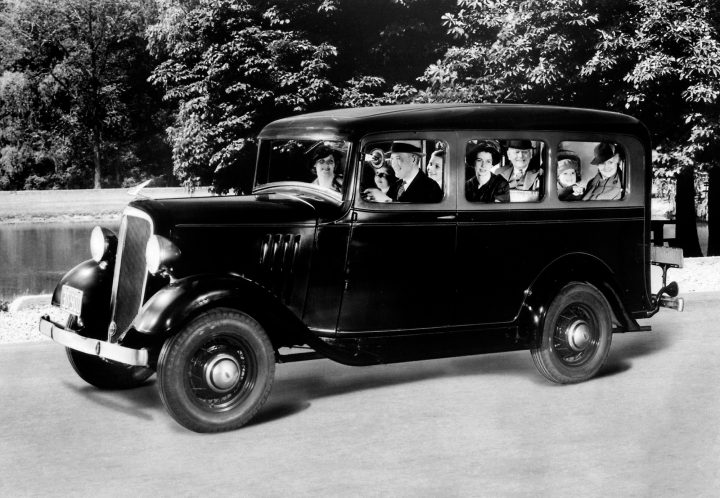 1935 Chevrolet Suburban.