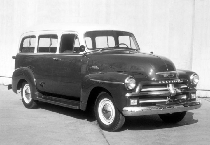 1955 Chevrolet Suburban.