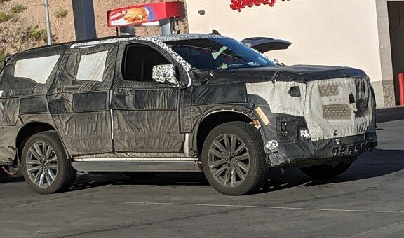 2021 Cadillac Escalade Interior Spotted With Uncovered Dash