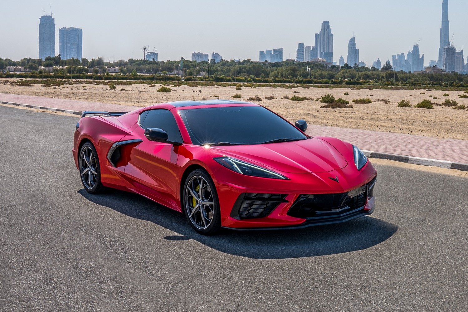 Chevrolet Corvette C8 from California featuring vertical lambo