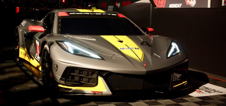 Corvette C8.R Steps Out For The Crowd At SEMA | GM Authority Corvette C8.R Steps Out For The Crowd At SEMA | GM Authority