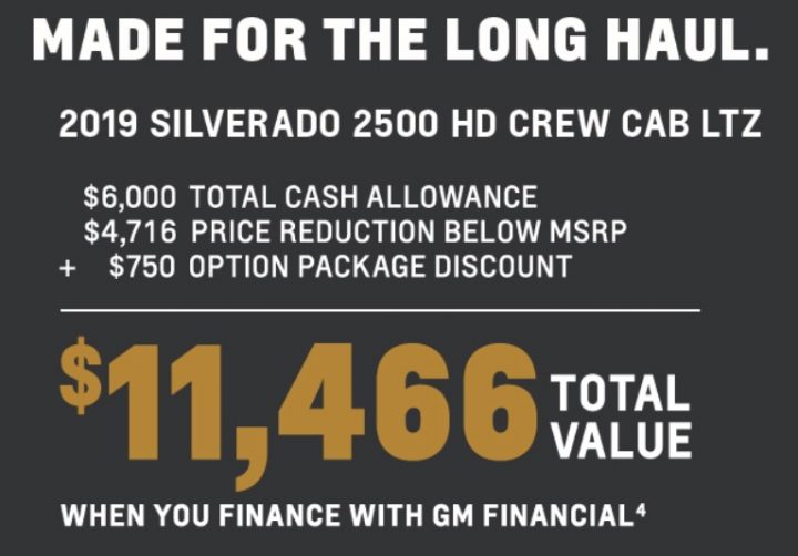 Chevrolet Rebate Drops Silverado HD Price K November 2019 GM Authority