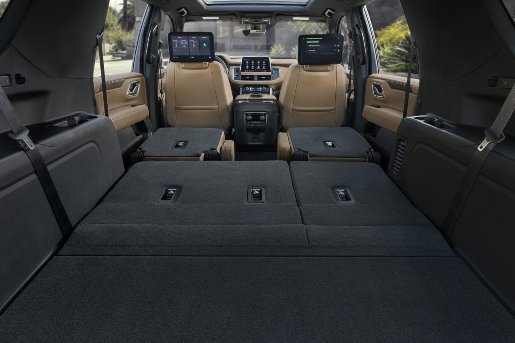 2021 Tahoe Interior Back Seat