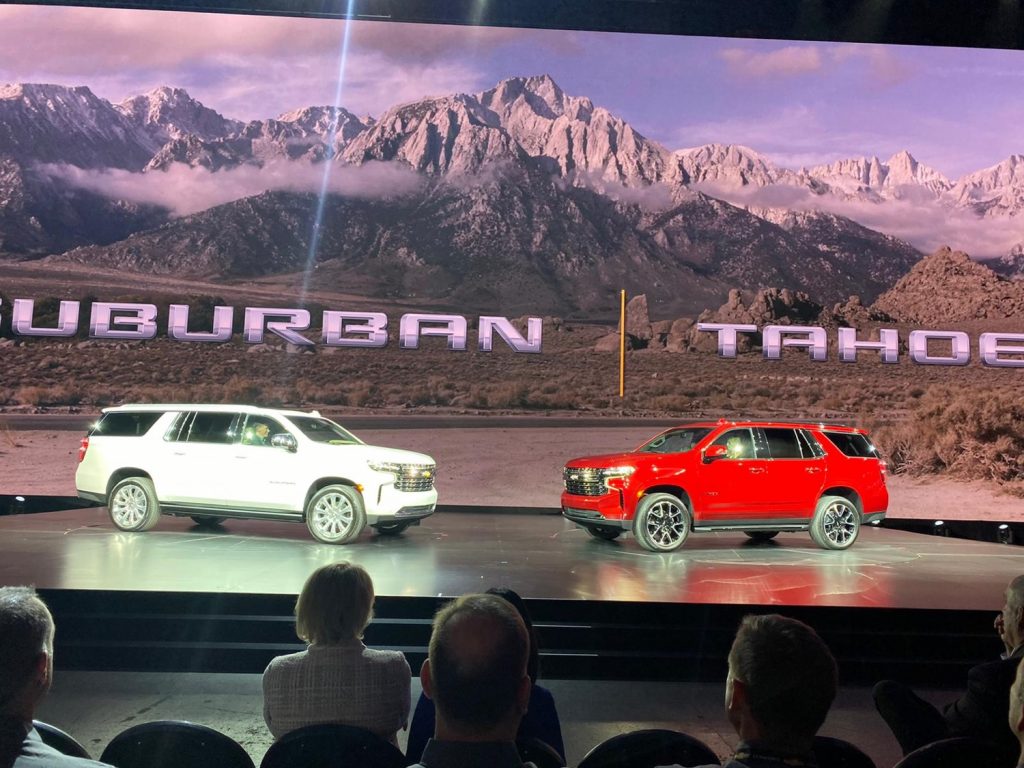 2021 Chevrolet Suburban and Tahoe
