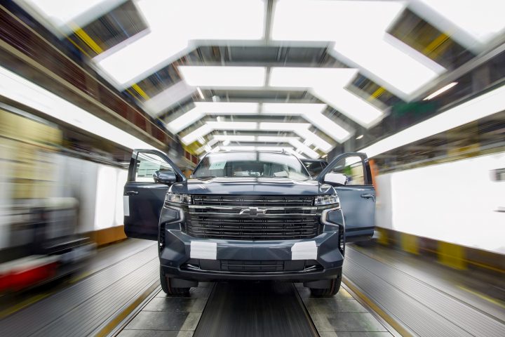 Chevy Tahoe produced at GM Arlington facility.