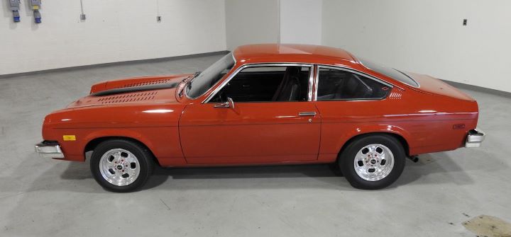 My red Chevy Vega Hatchback. I loved this car but it had a cracked engine  block, which was a common problem with this car