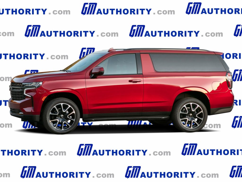 two-door 2021 chevrolet tahoe rendered | gm authority