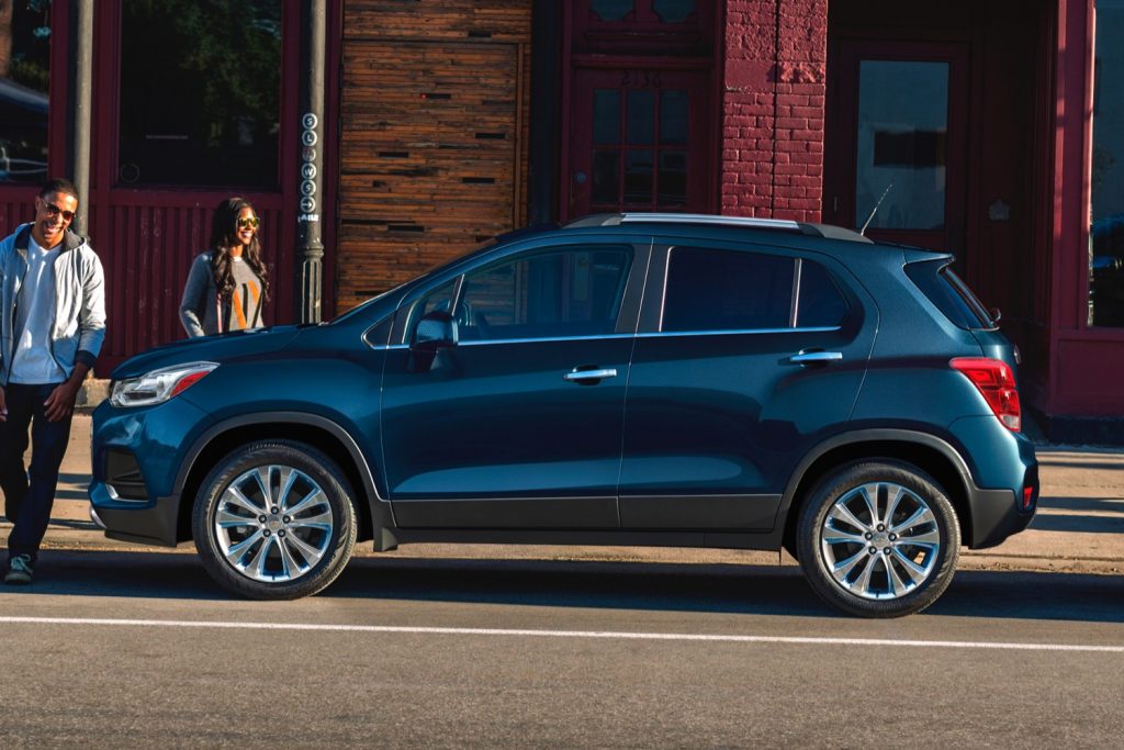Side view of the 2020 Chevy Trax.