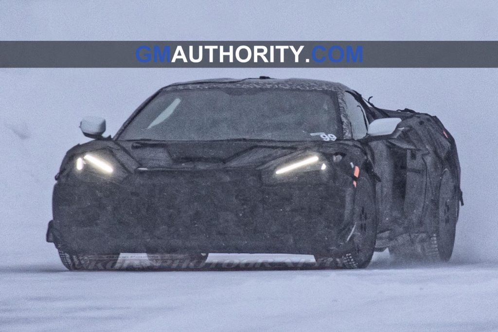 A prototype of the upcoming Corvette C8 Z06