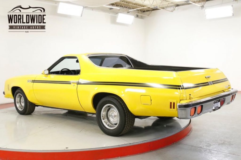 extremely yellow 1976 chevrolet el camino for sale gm authority extremely yellow 1976 chevrolet el