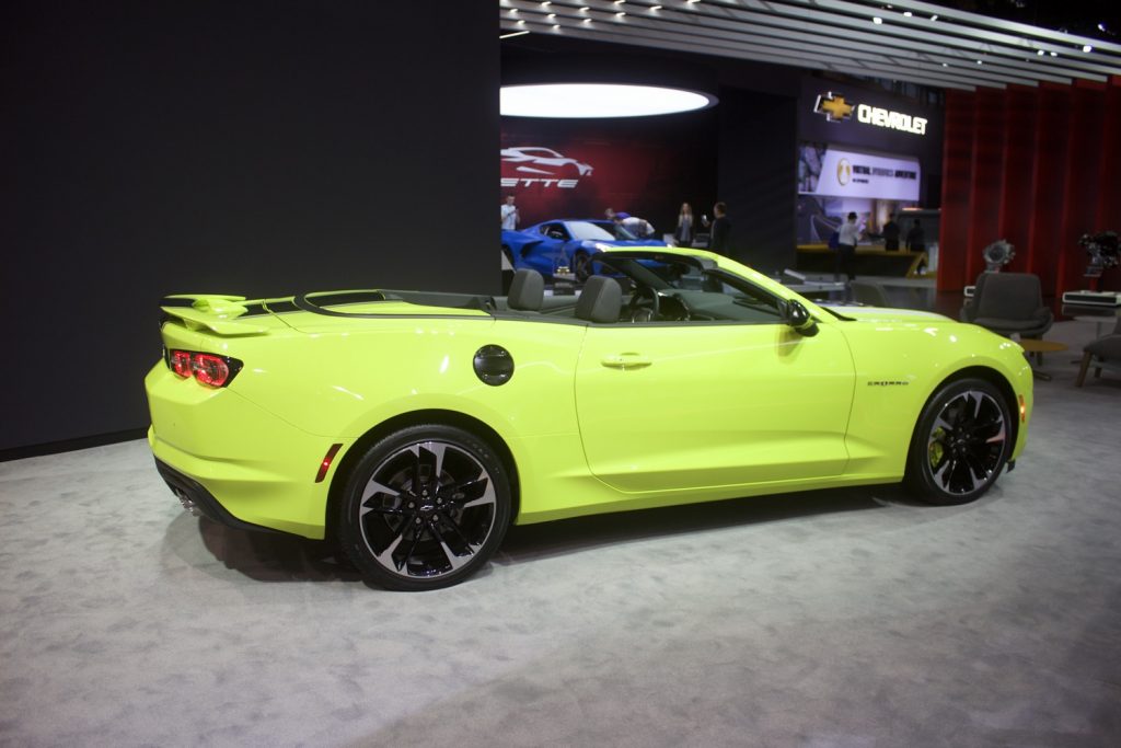 2020 Chevy Camaro Convertible equipped with the Shock And Steel package.