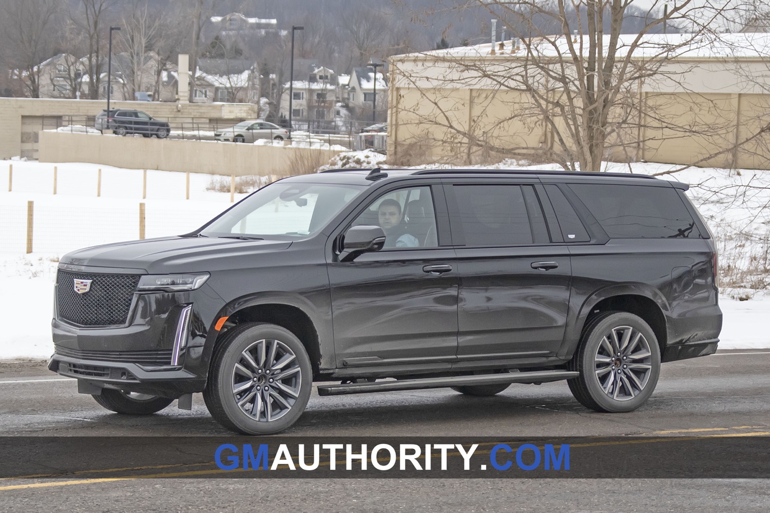 2021 Cadillac Escalade Esv Spotted On The Street Gm Authority