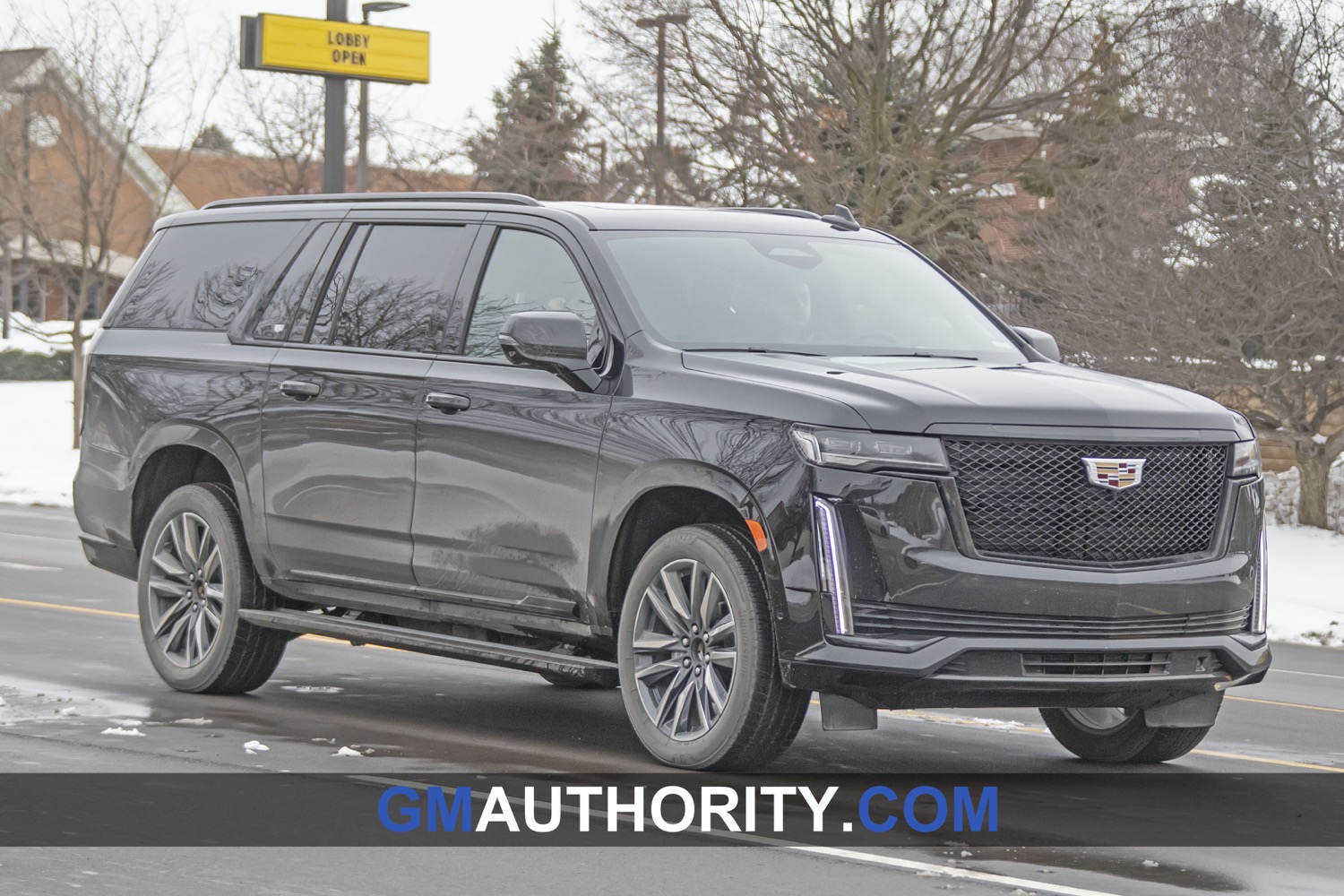 2021 Cadillac Escalade Esv Spotted On The Street Gm Authority