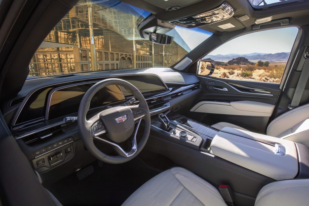 2021 Cadillac Escalade Black Interior