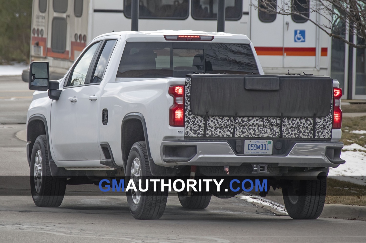 Silverado HD Spied Again With GMC MultiPro Tailgate  GM Authority