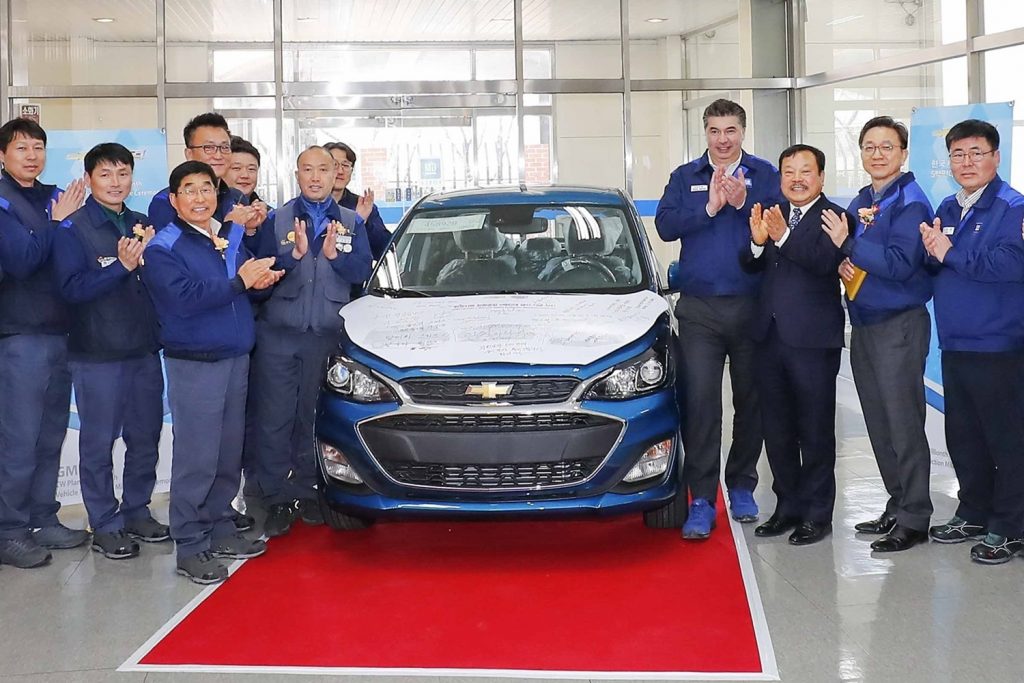 GM Korea's Changwon Plant built the 5 millionth vehicle in February 2020