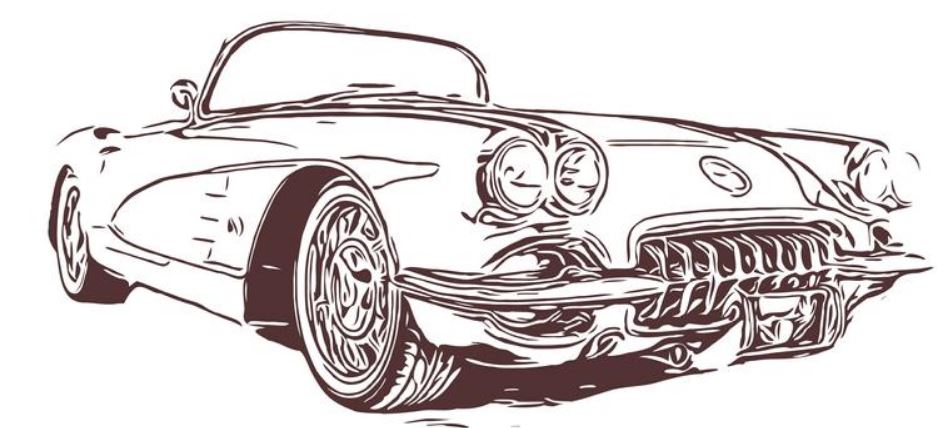 chevy corvette coloring pages