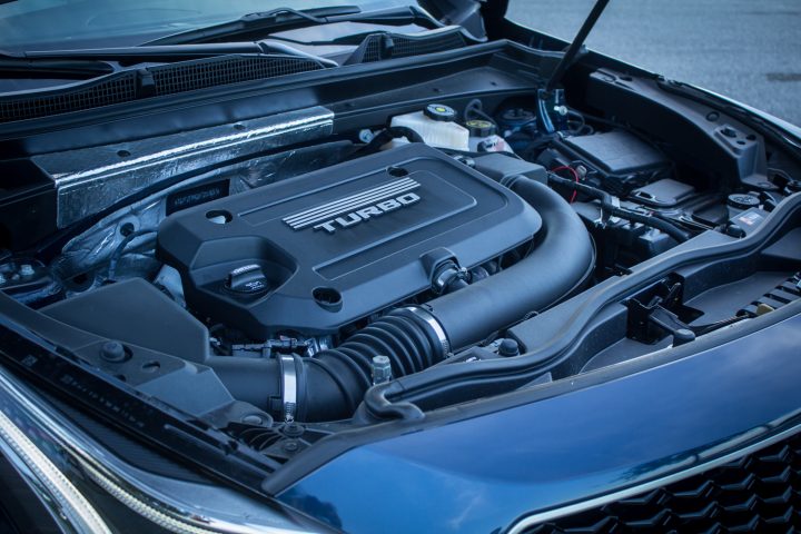 The GM turbocharged 2.0L I4 LSY gasoline engine.