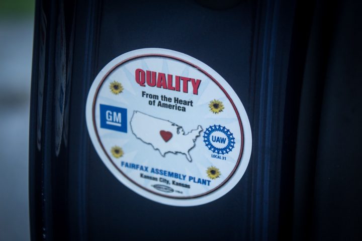 GM Fairfax Assembly Plant sticker.