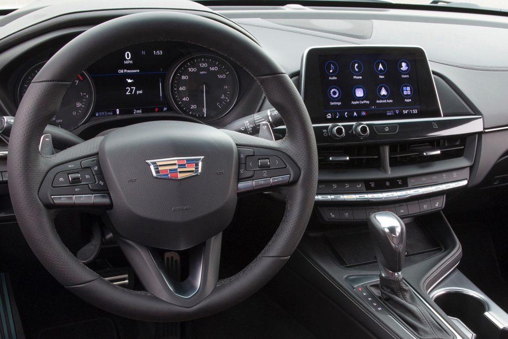 Infotainment in the 2020 Cadillac CT4