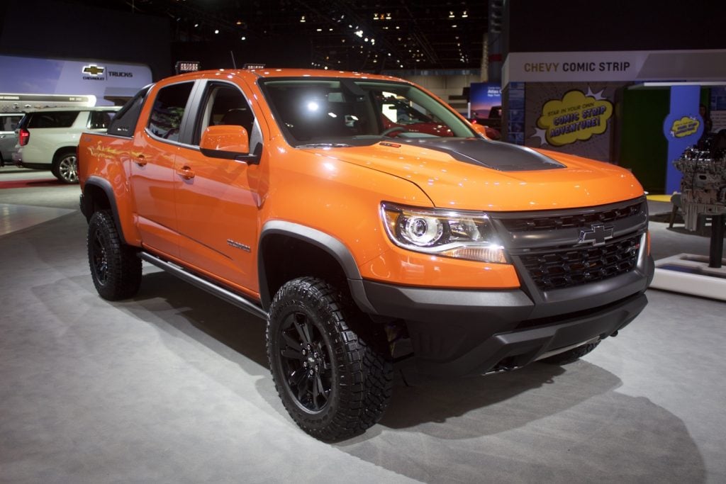 2020 Chevrolet Colorado Zr2 Looks Zesty In Crush Paint 