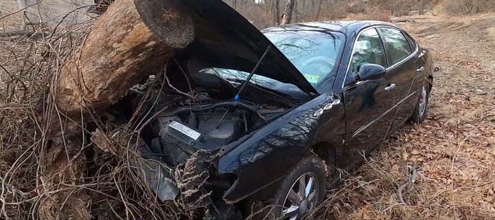 Buick Lacrosse Gets Launched Off Cliff Video Gm Authority