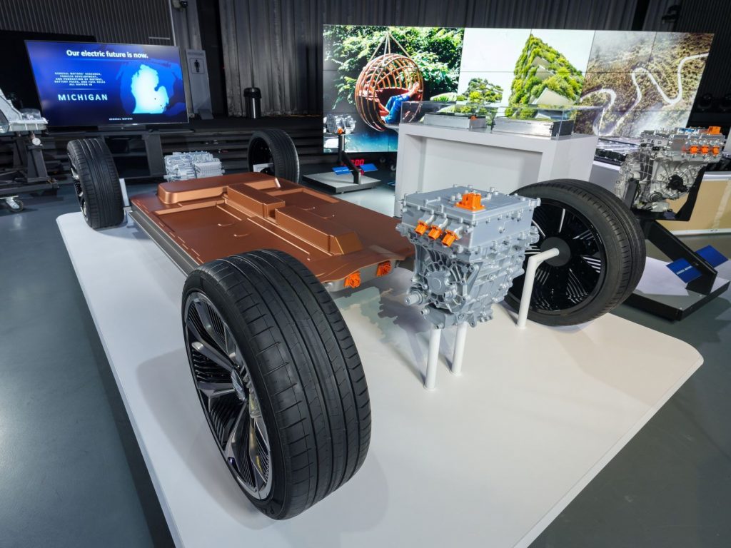 The GM BEV3 electric vehicle platform.
