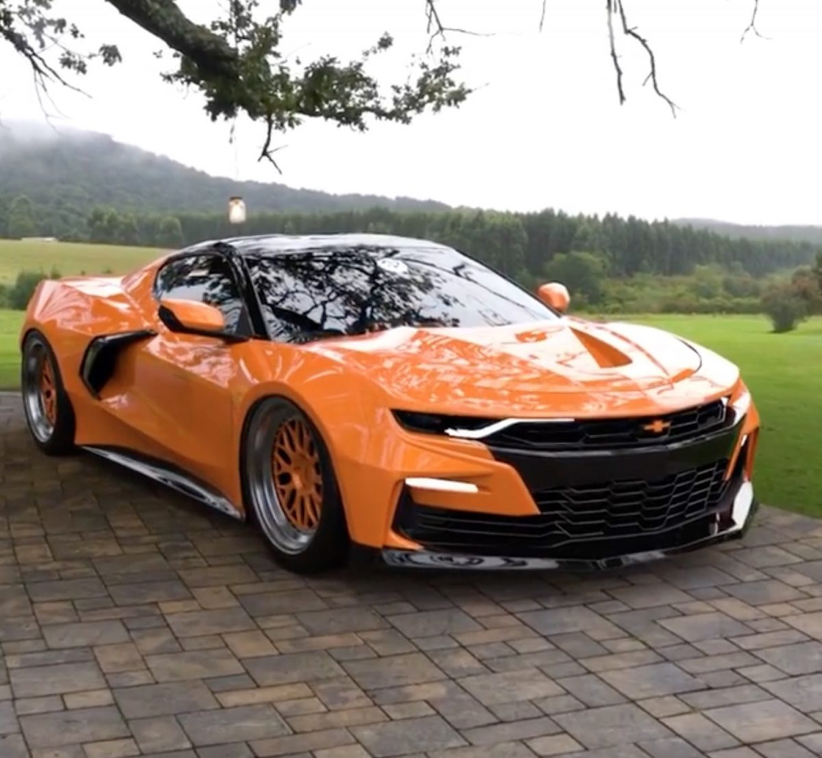 MidEngine Camaro Rendering Will Turn Heads Video GM Authority