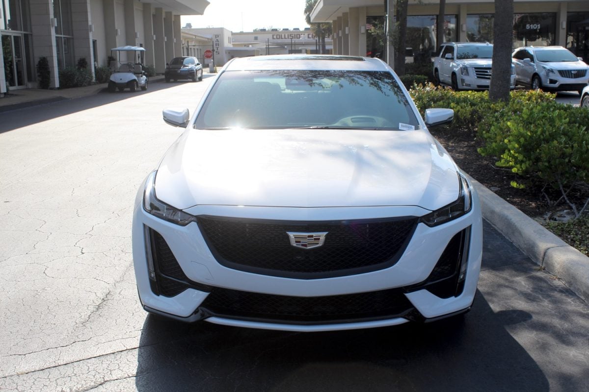 2020 Cadillac CT5-V In Summit White Paint On Black Wheels | GM Authority