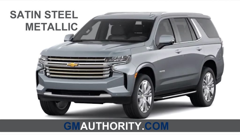Here Are The 2021 Chevrolet Tahoe Exterior Colors Gm Authority - Chevy Paint Colors 2021