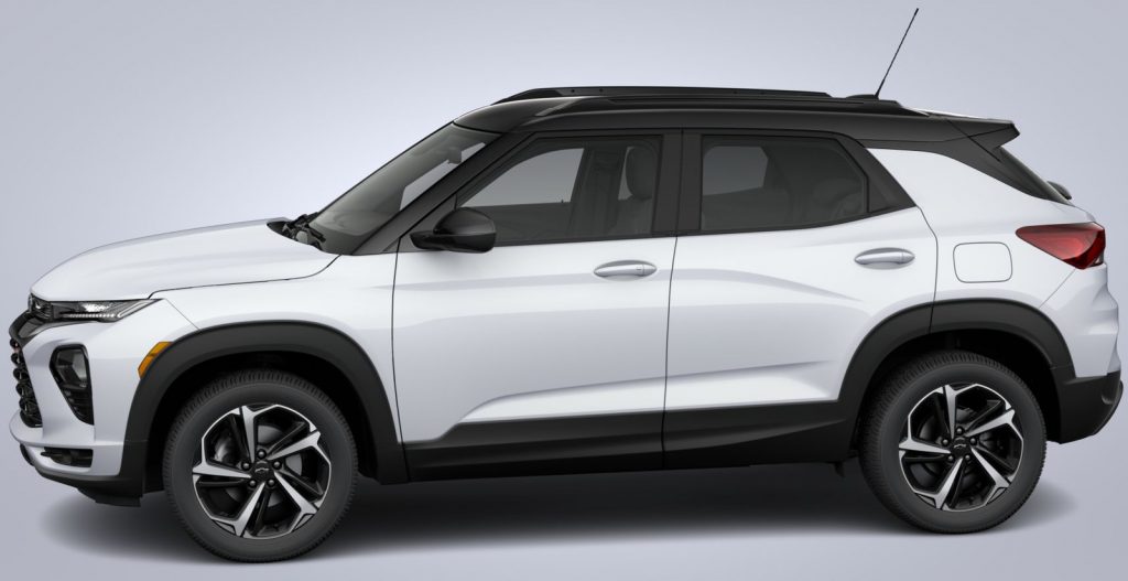 chevy trailblazer white 2020