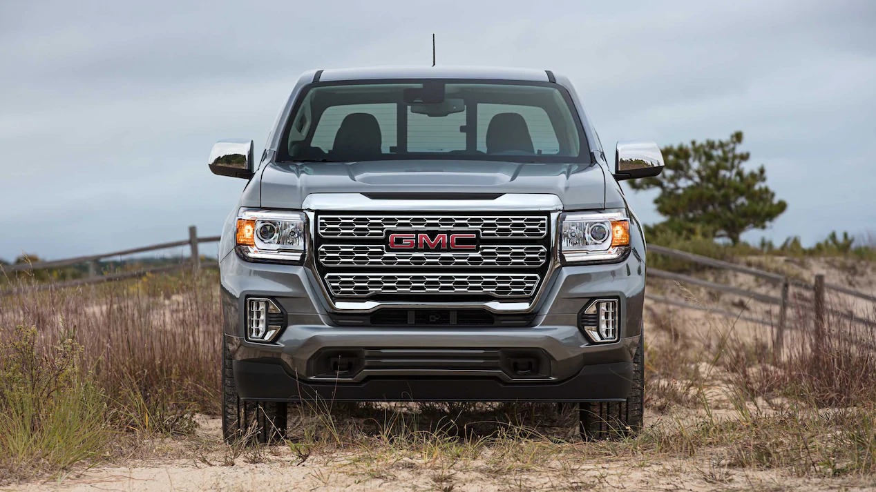 2021 gmc canyon denali photos released  gm authority